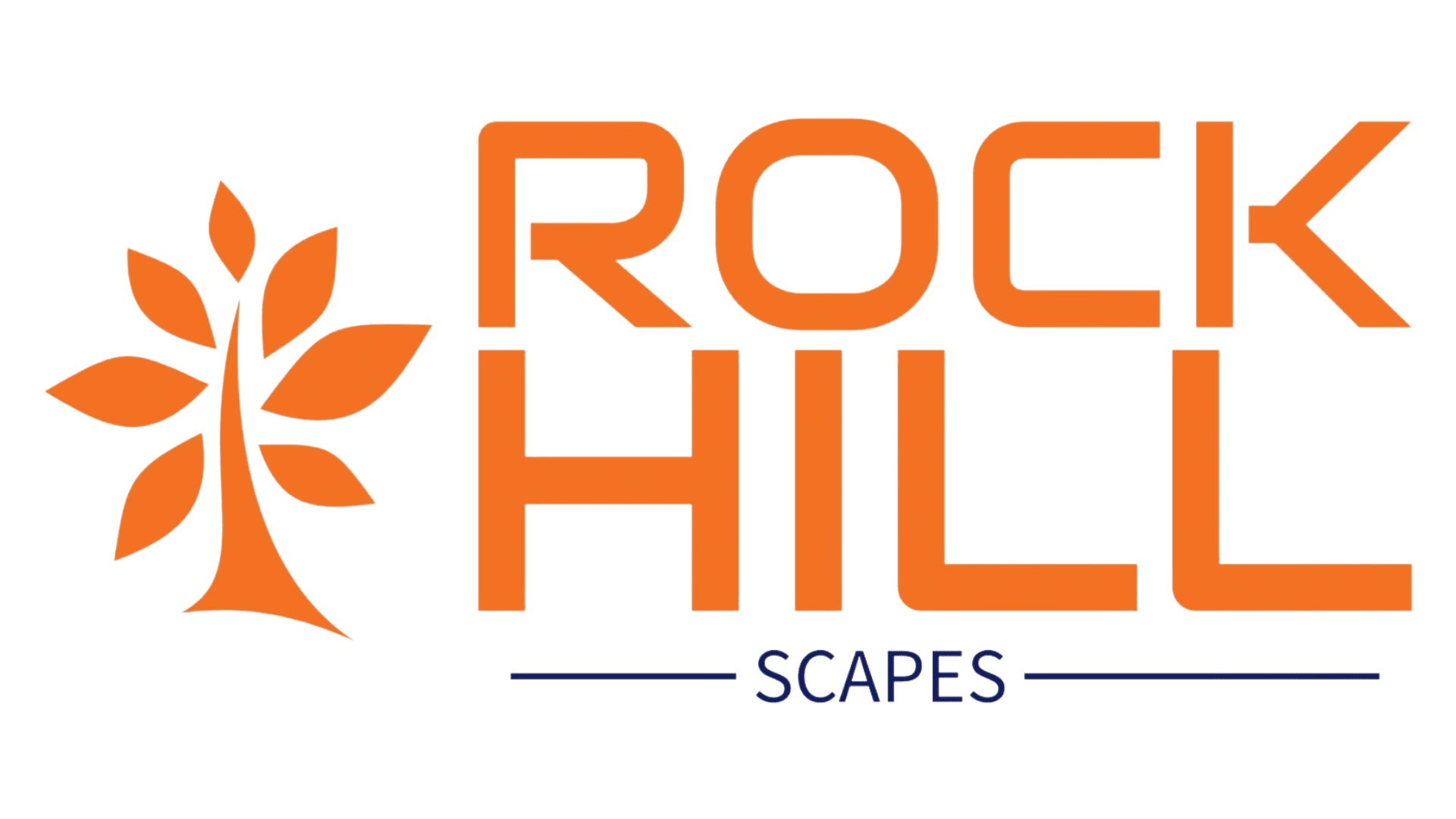 A logo for rock hill scapes, inc.